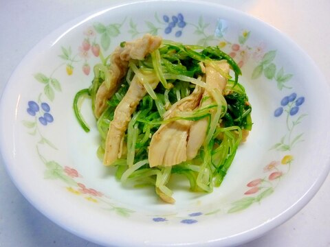 ☆鶏肉と水菜のごま和え☆